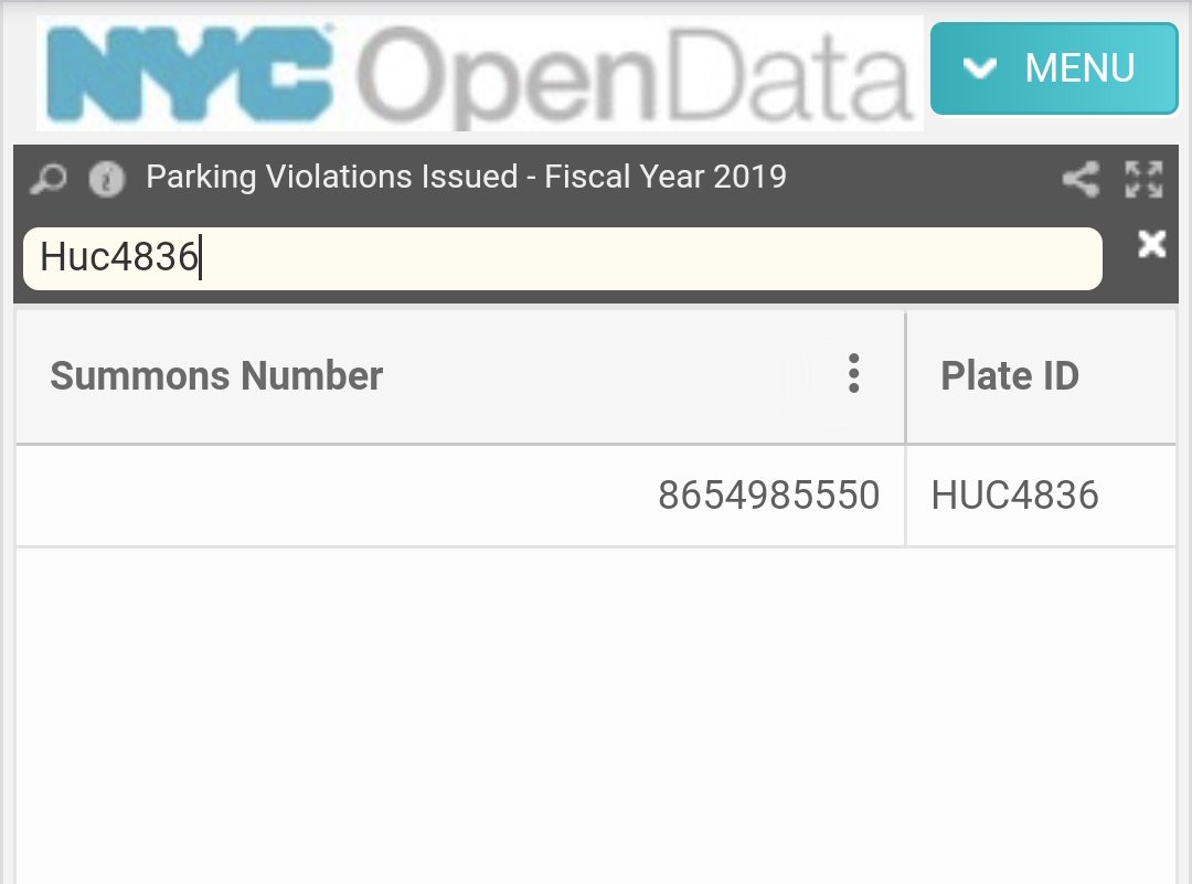 Although the  @nysdmv safety/emissions inspection expired more than 2 months ago, this  #placardperp has received only a single summons. And it appears they were not using the placard when they got ticketed.