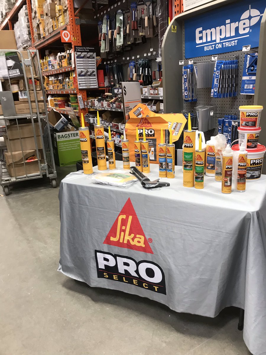 How about another <a href="/Sika_USA/">Sika USA</a> demo today <a href="/HomeDepot/">The Home Depot</a> 3646 on South Blvd?