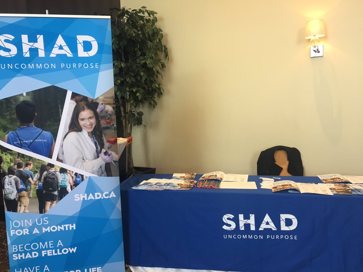 jesstang7's tweet photo. Do you like #STEM and want to unleash your potential? If you’re at @gfss_STEM #Xplore2018 then you NEED to stop by the @SHADnetwork booth to learn about Canada’s premier summer enrichment program for high school students https://t.co/WCD7XAe2GL