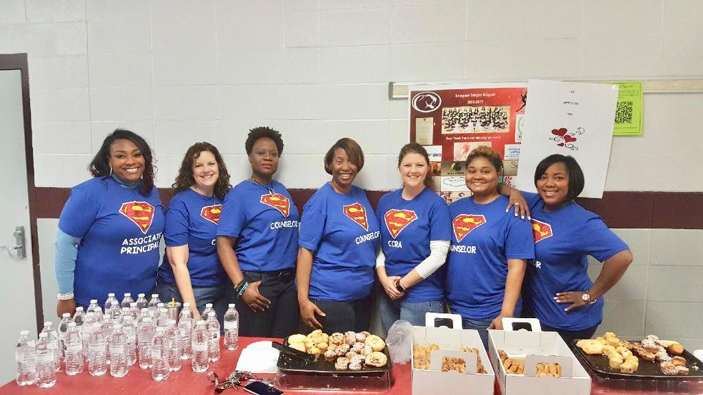 <a href="/Counselors_KHS/">KHS Counselors</a> showing our appreciation for our <a href="/KHS_Cougars/">Kempner High School</a> Teacher's &amp; Staff this morning. Thank you for all you do!