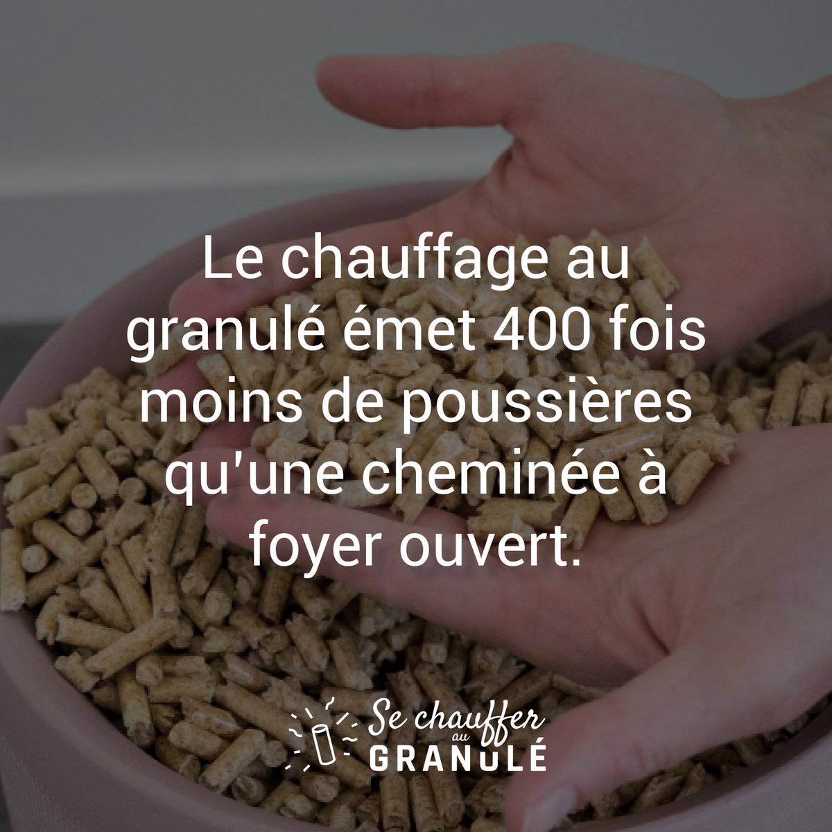 Le Saviez-vous ? Le chauffage au granulé émét 400 fois moins de poussières qu'une cheminée à foyer ouvert. Toutes les raisons de se chauffer au granulé : bit.ly/2zOIaYU