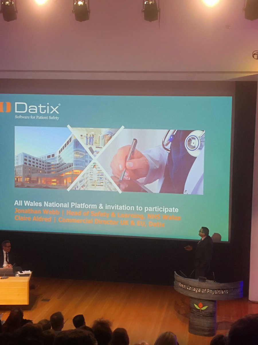 BatemanGethin's tweet photo. #Datix18 @JonathanWebbWRP sharing information on the progress of the Once for Wales Concerns system project https://t.co/trObT3DBuG