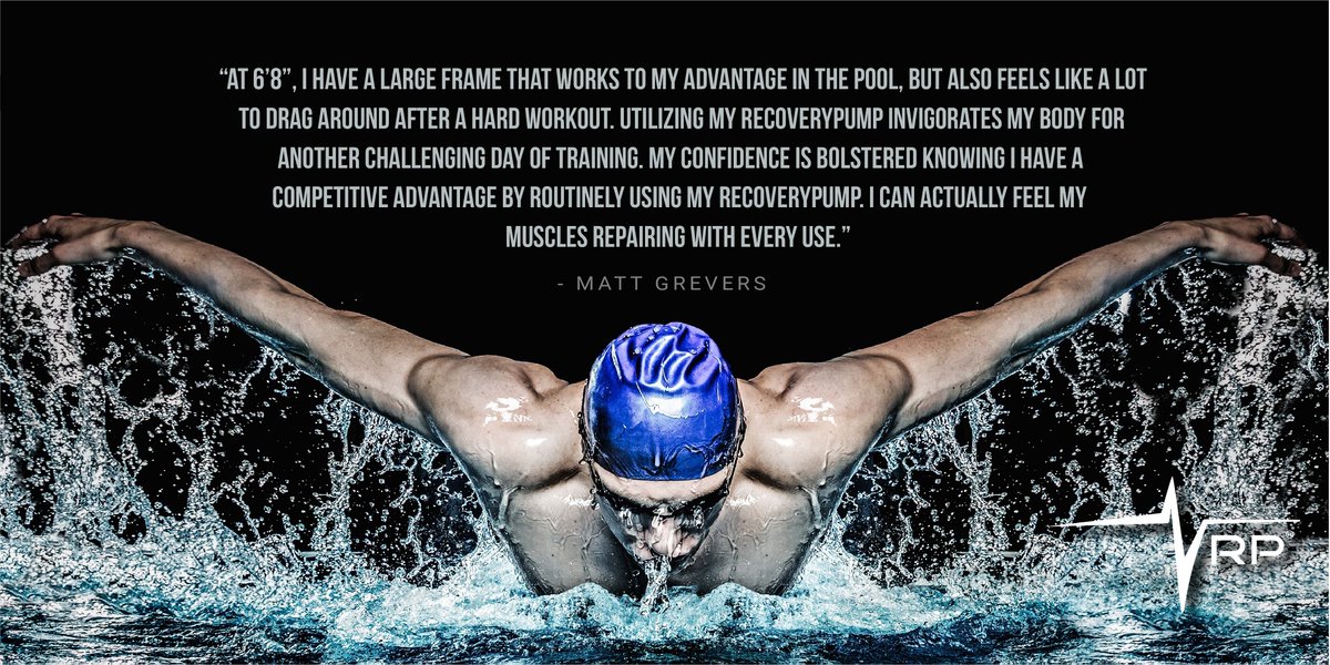 recoverypump's tweet photo. #TestimonialTuesday Matt Grevers – Olympic Champion
#ChampionsChooseRP #TrainHardRecoverHappy #RecoveryPump #RecoveryBoots https://t.co/F2mvF0jzE0