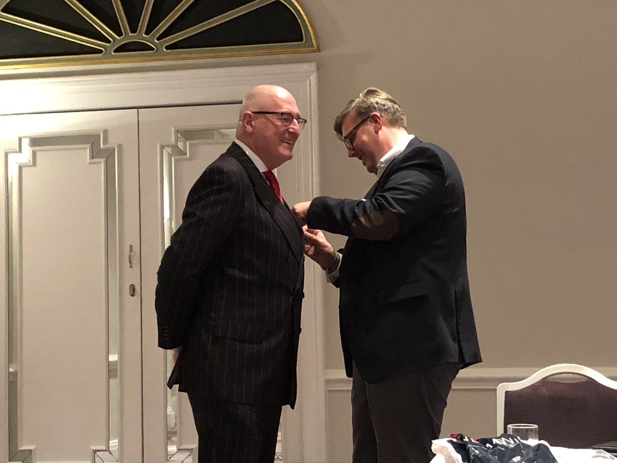 jmdfield's tweet photo. New chairman for the #EuropeanGroup @SelectedFH Derek Case from @MortonsFunerals taking over from Michael Schuett from Seemann Soehne in #Hamburg #FamilyBusiness #FuneralDirector https://t.co/A9rw5I3u8k
