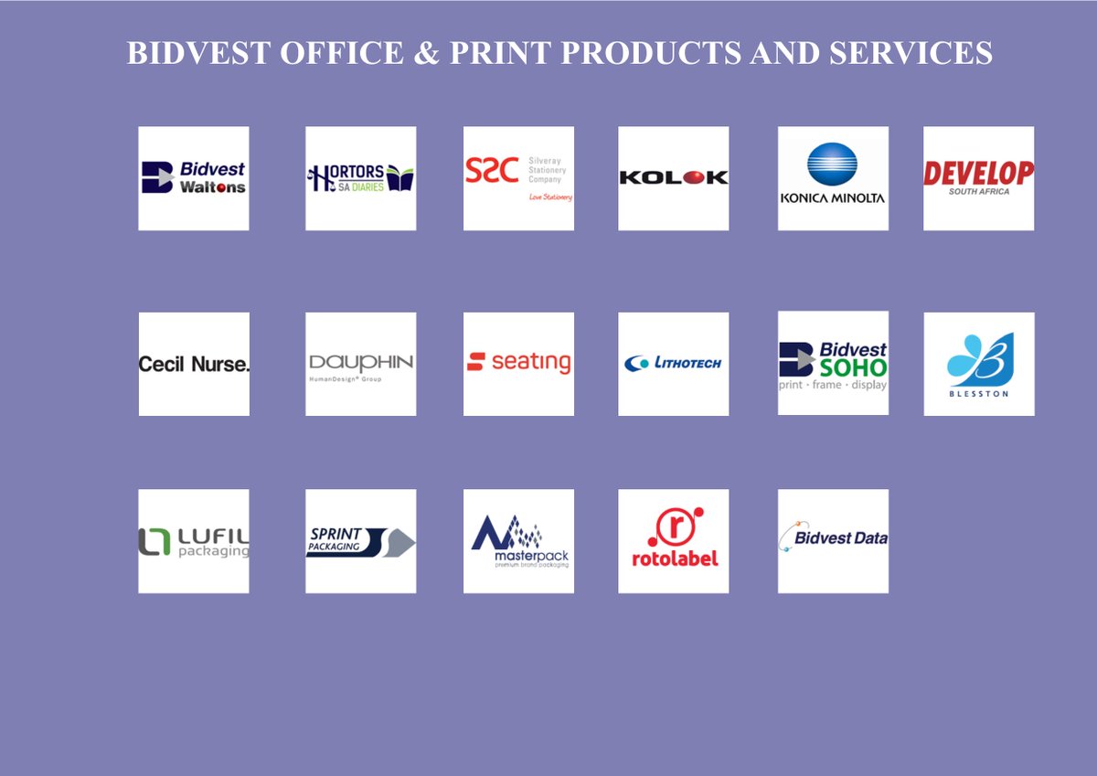 Bidvest Office & Print Division.