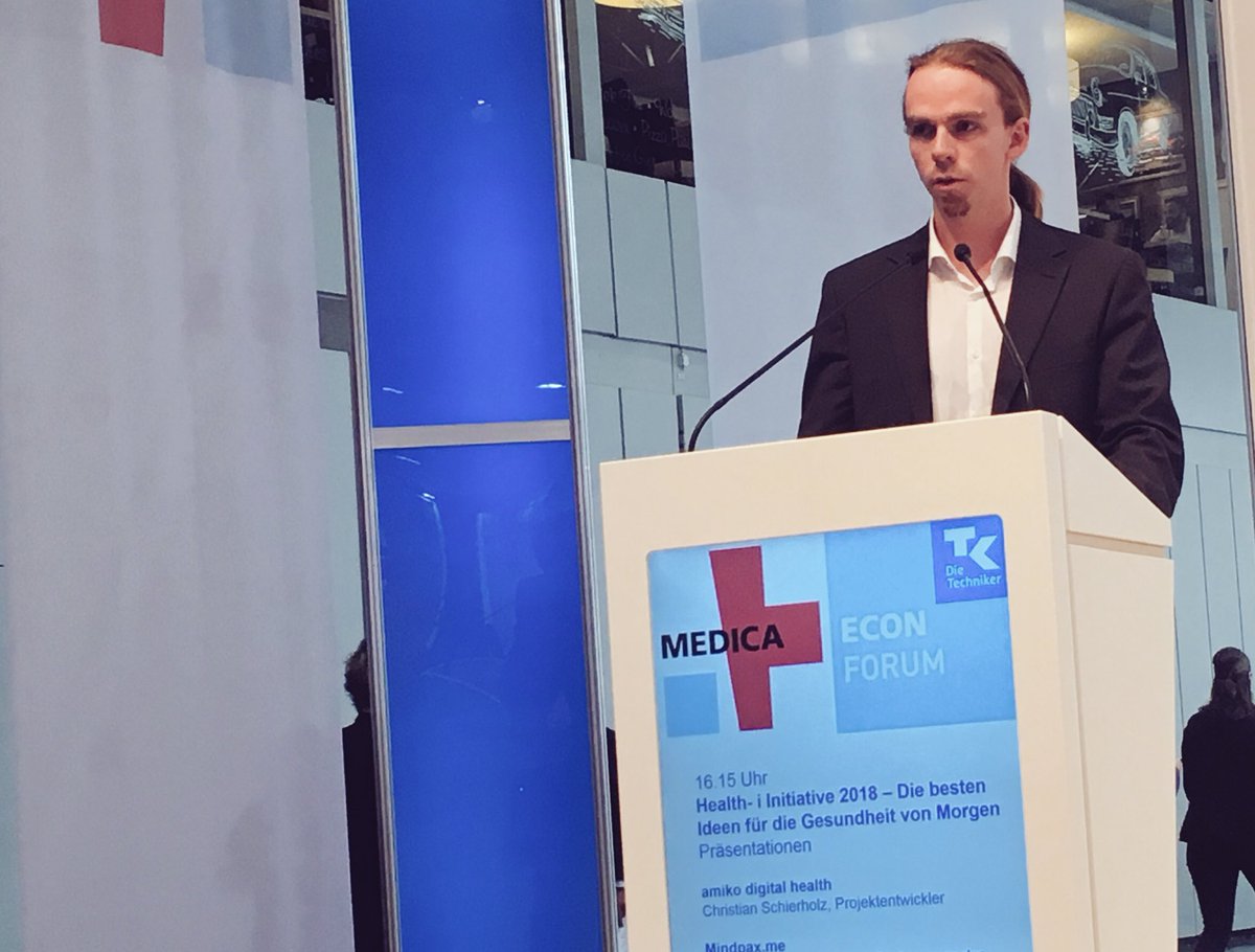 Heutiger Schlussakt beim #MedicaEconForum: Nominierte #Startups der #Healthi-Initiative 2018 stellen ihre Ideen für die Gesundheit von morgen vor. health-i.de/de/rueckblick/…