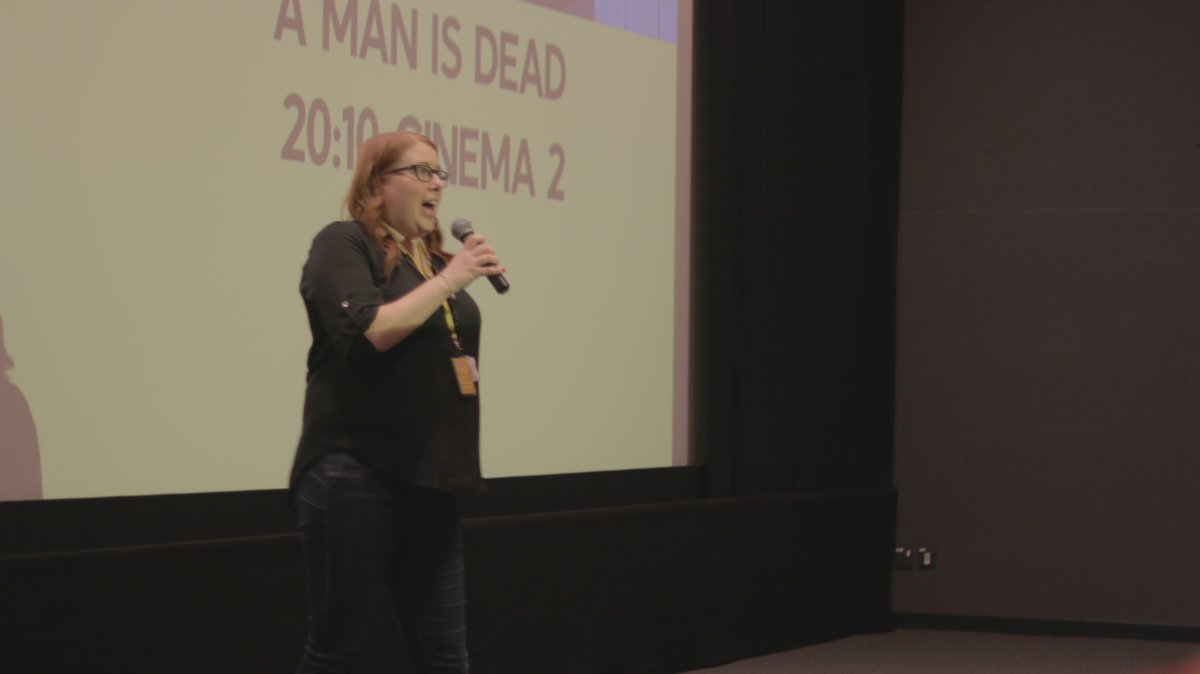 mcranimation's tweet photo. This is @Jeni_Hall. Shes the Producer of Manchester Animation Festival and all-round bad ass. Her work is evident in absolutely every aspect of the festival, from print to programming! Her passion is short films, happy audiences and, obvs, FOLEY! #MAF2018 #MAFTeam https://t.co/D6hETrFR54