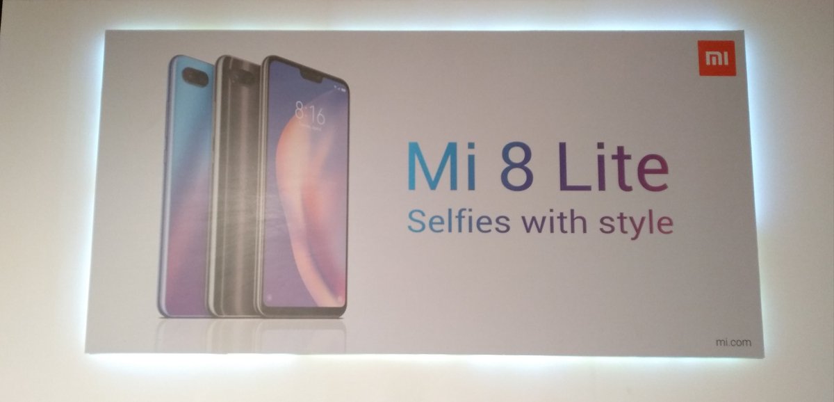 ghanderovic's tweet image. #Mi8LiteLaunch
Let the game begin