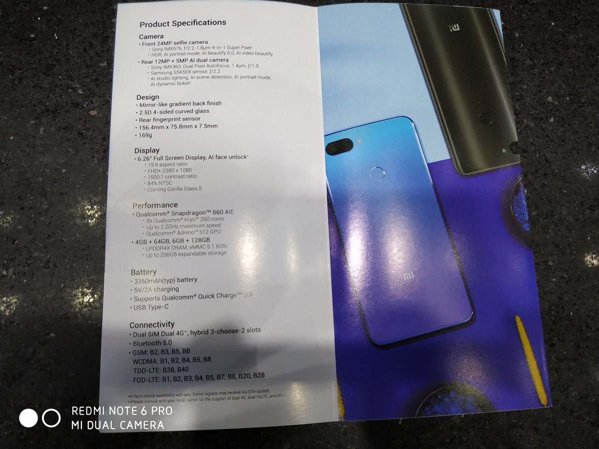 ghanderovic's tweet image. #Mi8liteLaunch  
Spcs