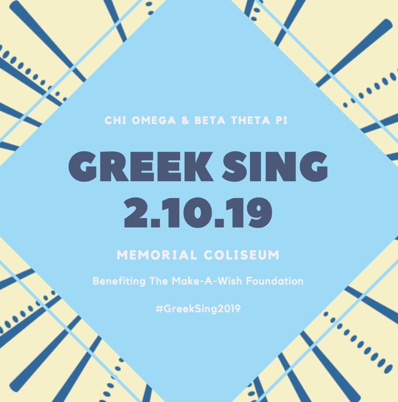 UK_GreekSing's tweet photo. We are SO excited to finally announce that Greek Sing 2019 will be on... ~drum roll please~...FEBRUARY 10th!! We are so excited and hope to see ya there! Registration packets will be available this week🕺🤩🎤 #GreekSing2019 #WOOHOOO https://t.co/byuaNlaCUl