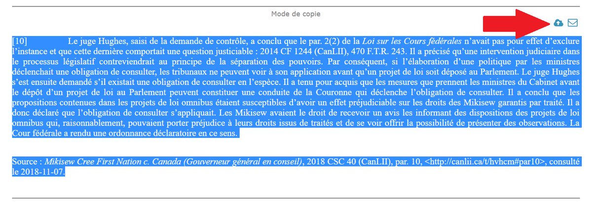 CanLII's tweet photo. 💡 Comment sauvegarder un paragraphe spécifique d’une décision à partir de CanLII 💡 #Lexbox https://t.co/oFKduTpN0I https://t.co/XcS7opFhJc