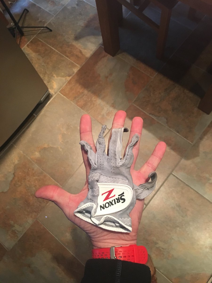 Richdick147's tweet image. Bought a new white Golf glove 2 weeks ago, had one round wearing it. Come home from work and good old Caryl babes told me I have washed your golf glove ready for the weekend. Honestly Babes you shouldn’t have  #honesttogod