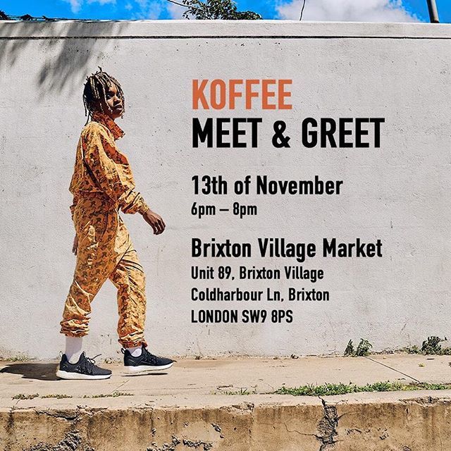 OneLoveBooks's tweet photo. @originalkoffee takes over the pop-up for her first UK Meet &amp; Greet tonight from 6pm @brixtonvillage_ #koffee #chronixx #brixton #outdeh https://t.co/gBEAWpwYQu https://t.co/EJevZyPOJI