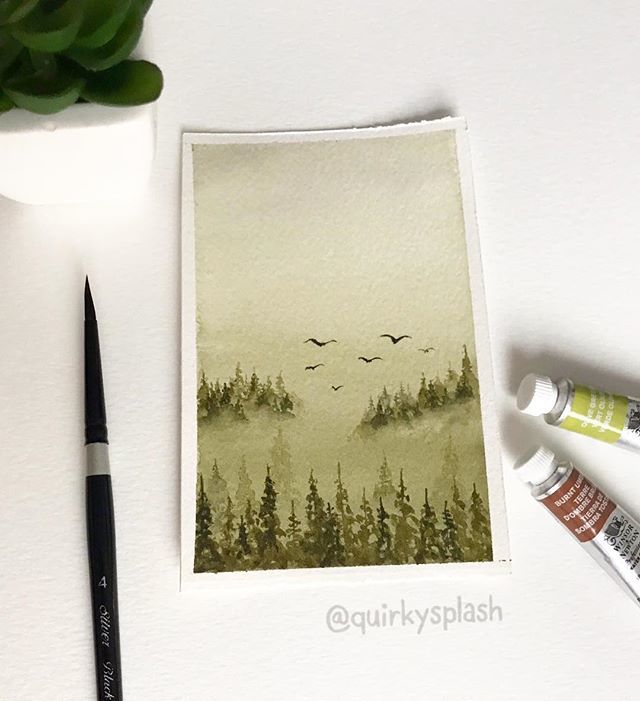 Winter took me back to pines and I am loving it.
.
.
.
.
.
.
.
#quirkysplash #watercolor #watercolour #watercolorpainting #art #artwork #painting #plantlady #inspiredbynature #pine #pinetrees #mistypines #plantsagram #landscapes #nature #natureart #artistofinstagram #plantso…