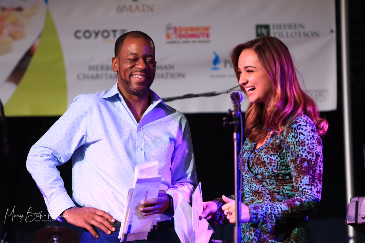Still so excited to have had <a href="/RonSmileyWx/">Ron Smiley 😄</a> &amp; @CelinaPompeani as our emcees for #SavorPgh this year! They brought so much passion, excitement and enthusiasm to the event. Thank you both for being so wonderful!