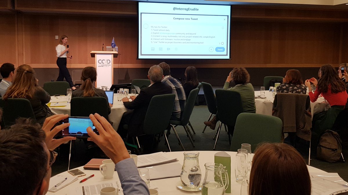 interregeurope's tweet photo. Time for another project example: need for inspiration for project communication and social media? Check out @InterregErudite! Any other #tipsforprojects to share? Let us know! https://t.co/FDI6zyzGKw