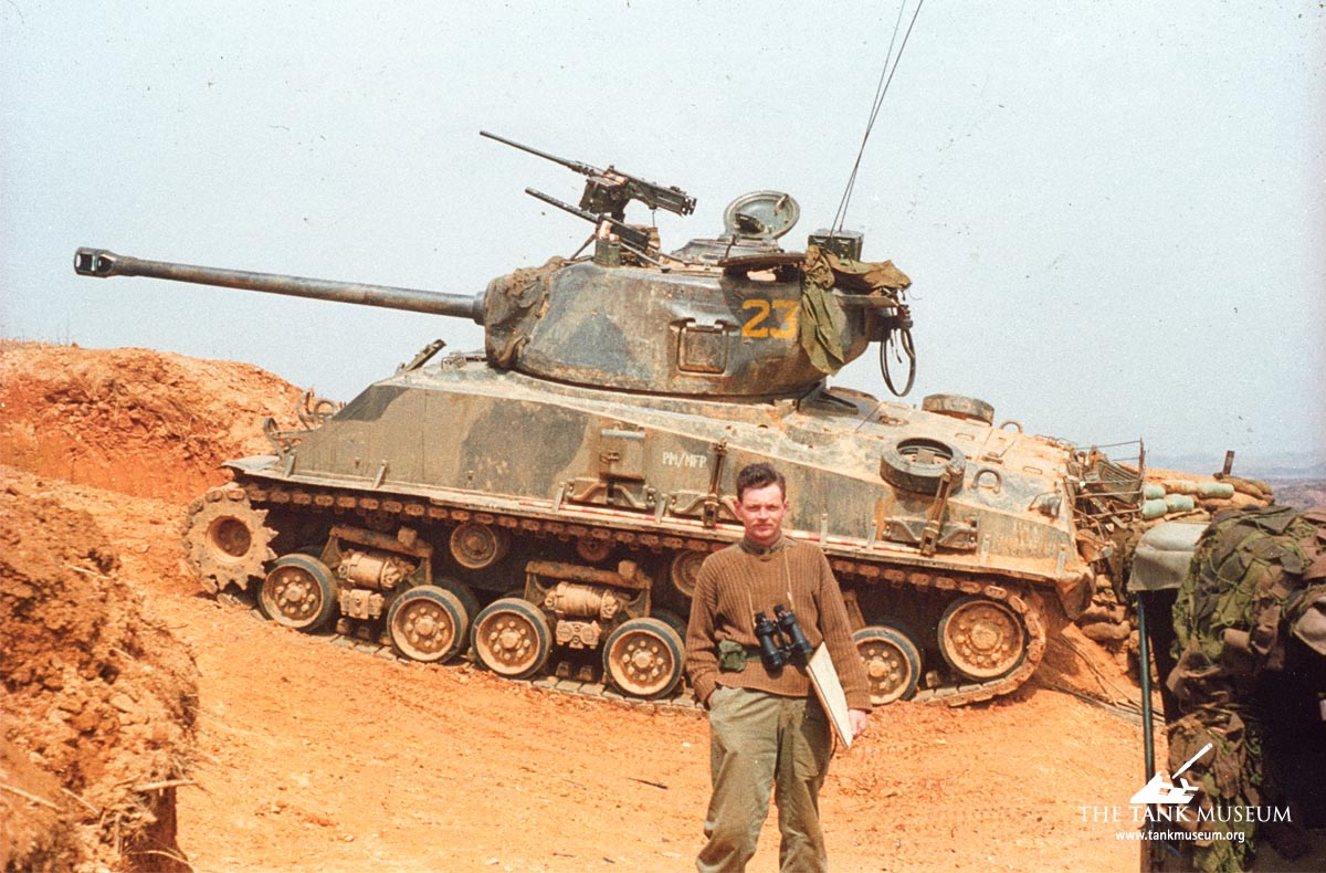 TankMuseum's tweet image. An M4A3E8 Sherman in Korea.  
Although the more modern M26 &amp;amp; M46 tanks were widely used during the Korean War (1950-53), the Sherman also gave sterling service in both American and Canadian hands. In fact during the later phases of the war the Sherman was often preferred.