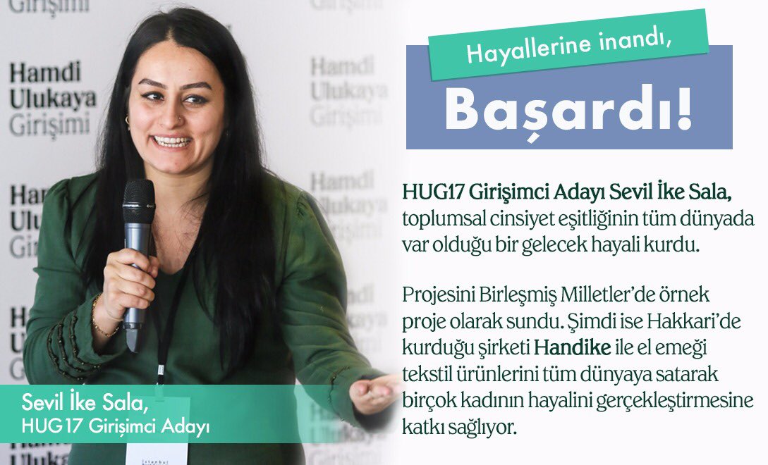 #HUG17 katılımcısı <a href="/ikesewil/">Sevil İke</a> hayallerine inandı ve başardı! #hayallerineinan