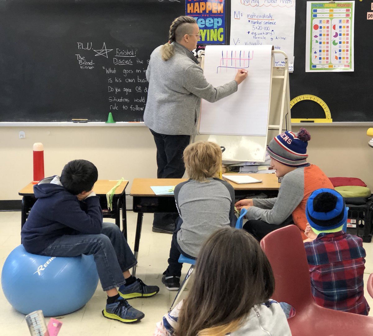 clclyne's tweet image. Students @ugdsb @KHPS23 great recall of yesterday’s teachings from @NBertinArt on uses of #Métis sash, importance of colours, and how to finger weave. Can’t wait to get into more complex patterns today! #FNMIed
