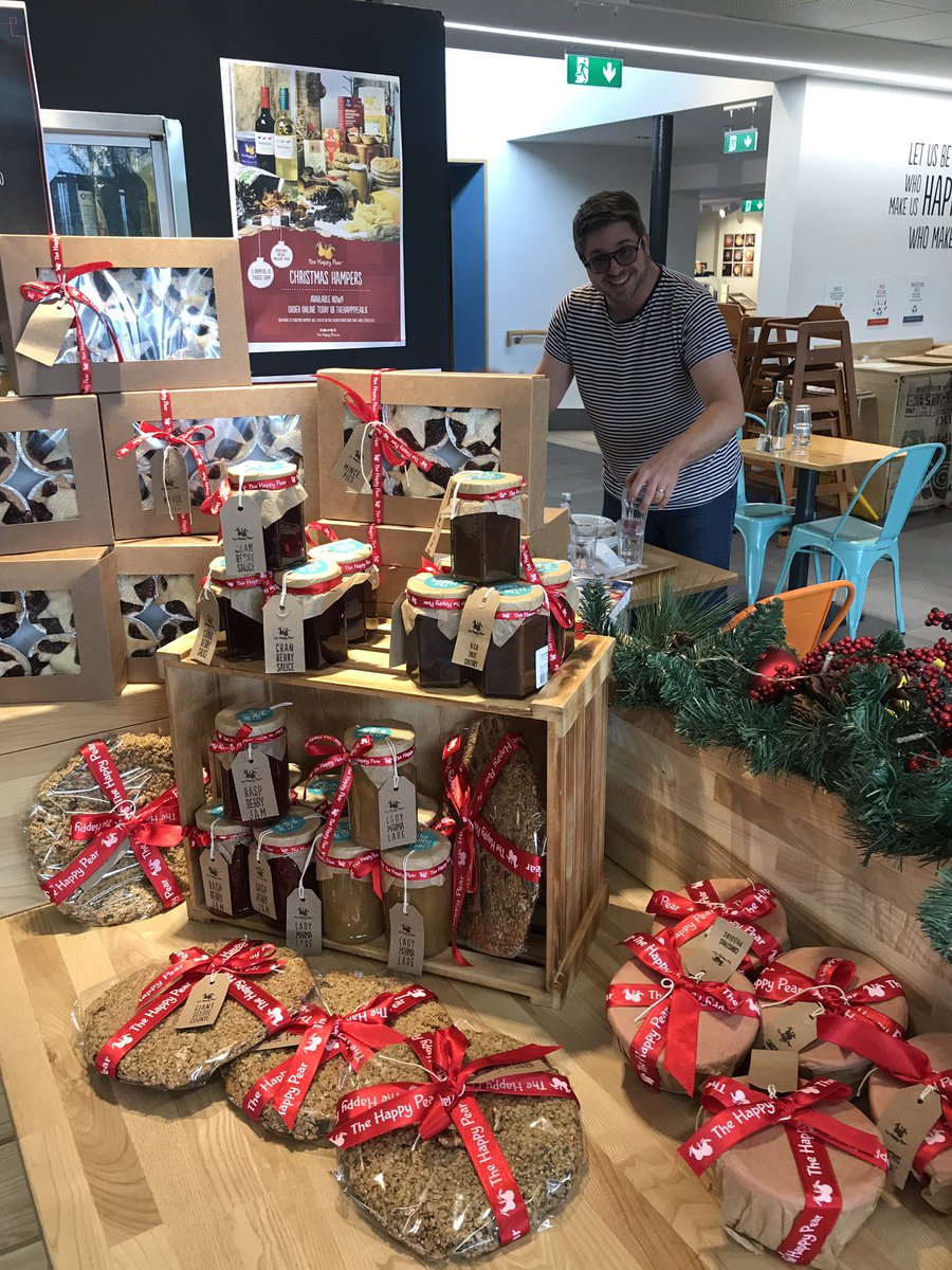 The Christmas cheer continues - our #Clondalkin manager Mark getting the cafe set up for the season - who’s ready for a handmade mince pie?