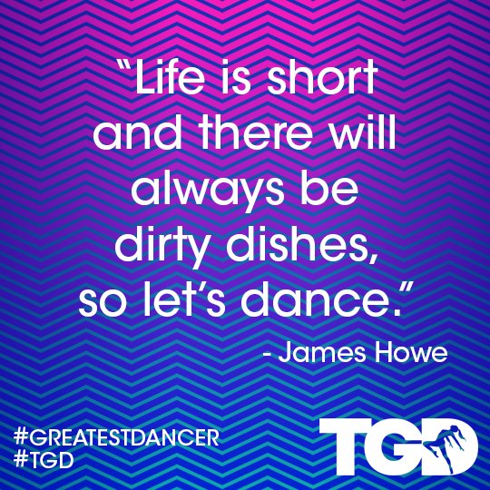 This gives us shivers, so true 🙌 #WednesdayWisdom #TGD #GreatestDancer