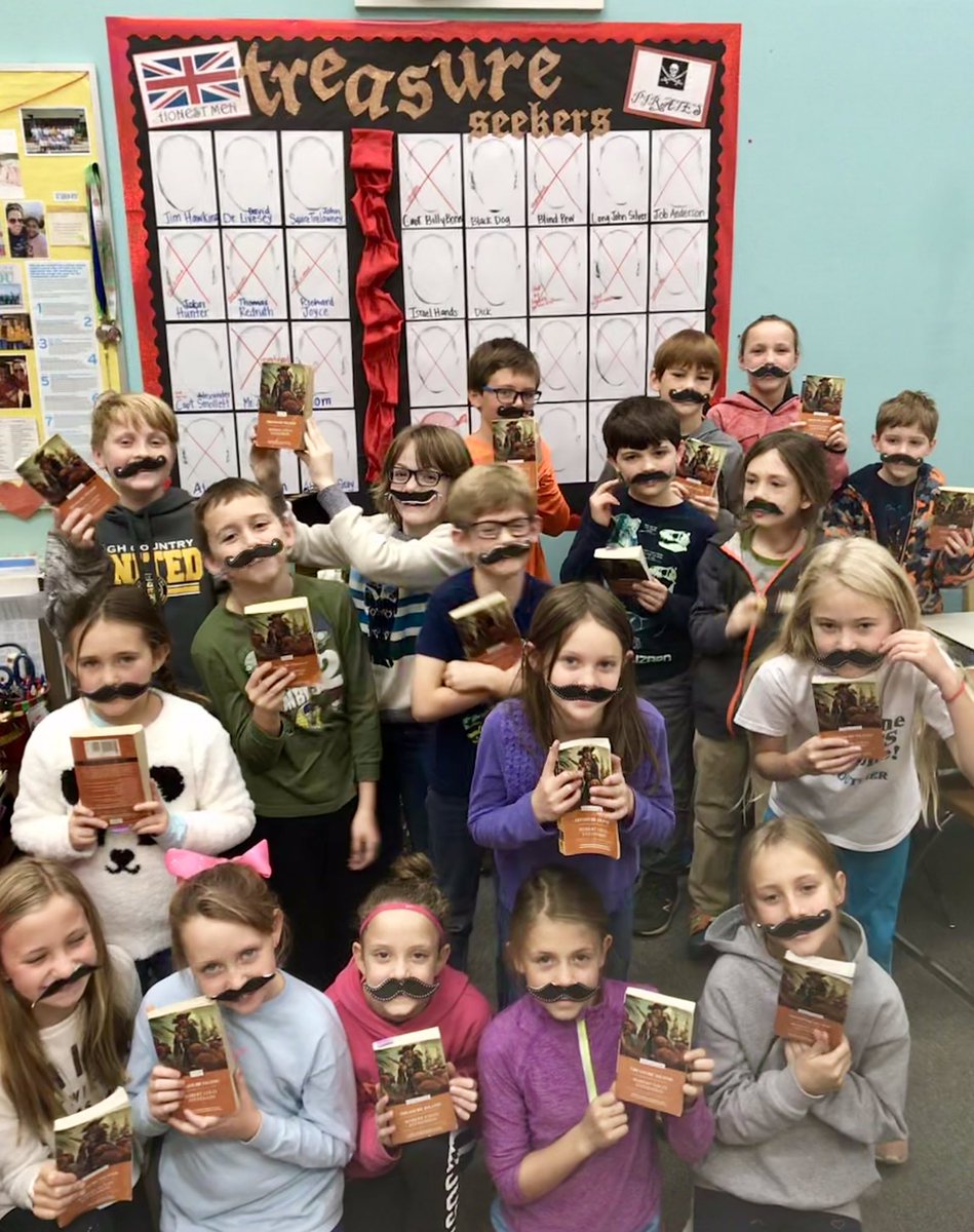 emilyrothrock5's tweet photo. β...their whole soul was bound up in that fortune...ββ οΈβπ°π΄ββ οΈ
Celebrating Robert Louis Stevenson Day with TREASURE ISLAND in 4th grade!
#RLSDay #FlashtheTache @HardinPark_WCS https://t.co/7GHgokMIIb