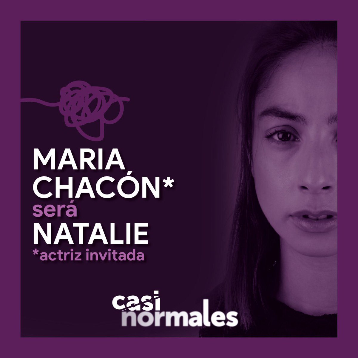 Feliz de la vida de contarles que tendré el placer de darle vida a Natalie en “Next To Normal”. 
Cumpliendo uno de mis sueños más grandes haciendo esta belleza de obra. 
Gracias vida! Gracias teatro!🙏

#CasiNormalesMx ⁦<a href="/CasiNormalesMx/">Casi Normales México</a>⁩
💜💜💜💜💜💜💜💜