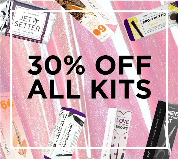 BDBrowsUK's tweet photo. Don't forget our 30% off all of our Kits 💕 Right Here, Right Now 👑See you at the checkout 💁‍♀️💜👄 #billiondollarbrows https://t.co/tmxPYCpx9h https://t.co/YUOdxGBk3p