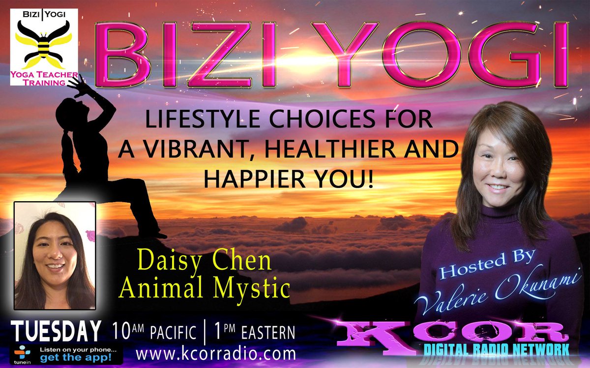 Valsnapfinance's tweet photo. #animalmystic Daisy Chen live interview this am at 10 pst on #kcor #biziyogi Your animals cant talk to you but if could what would they say? Call in and ask the expert on the best digital radio network in the world #KCOR #animalcommunicator #talktoyourpets #animalreiki https://t.co/aei00DHLnn
