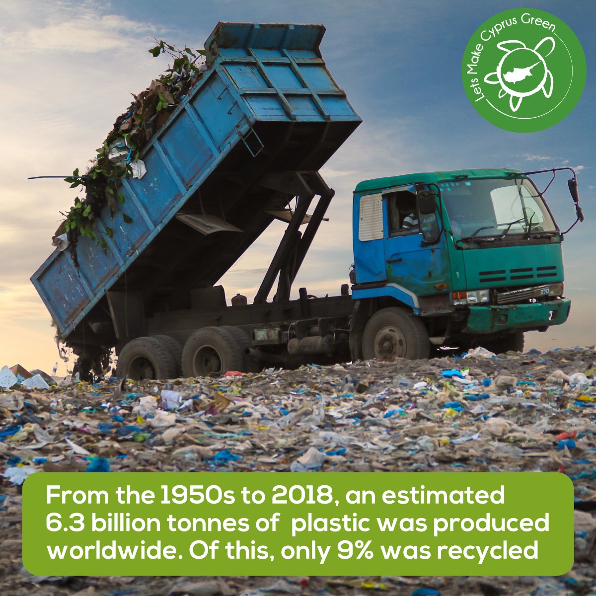 From the 1950s to 2018, an estimated 6.3 billion tonnes of plastic was produced worldwide. Of this, only 9 percent was recycled. Recycling is no longer the answer to our climate crisis. 
#plasticfree #ecoshop #Cyprus 
You can reduce your use of plastic - letsmakecyprusgreen.com/eco-shop/
