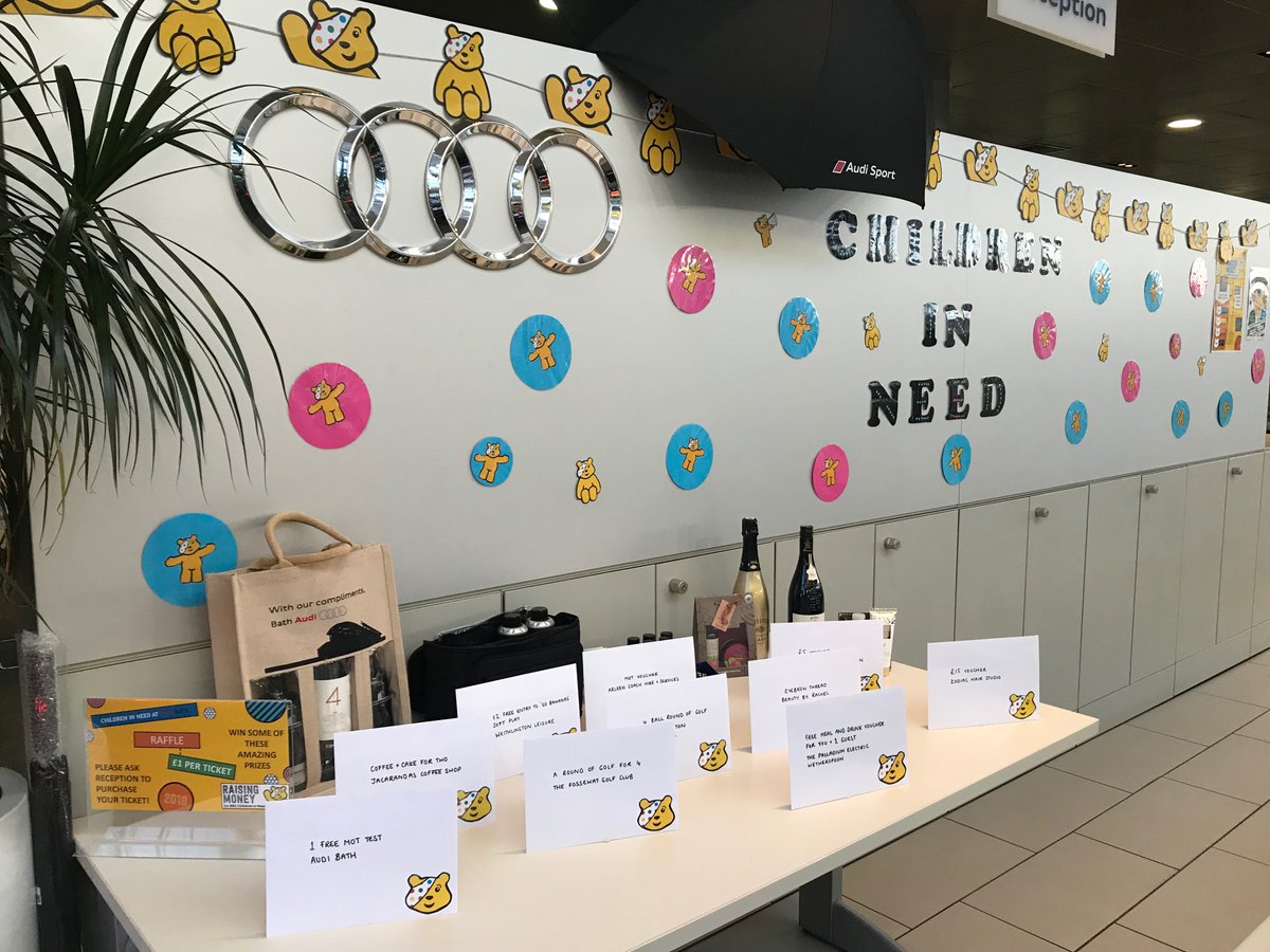 jdBathAudi's tweet photo. And I can't stop them! Lots going on ready for @BBCCiN what a busy bunch here, car washing, cake sale, face painting, raffle...! @AudiUK @MonMotorsAudi https://t.co/fLVoZTAXeS