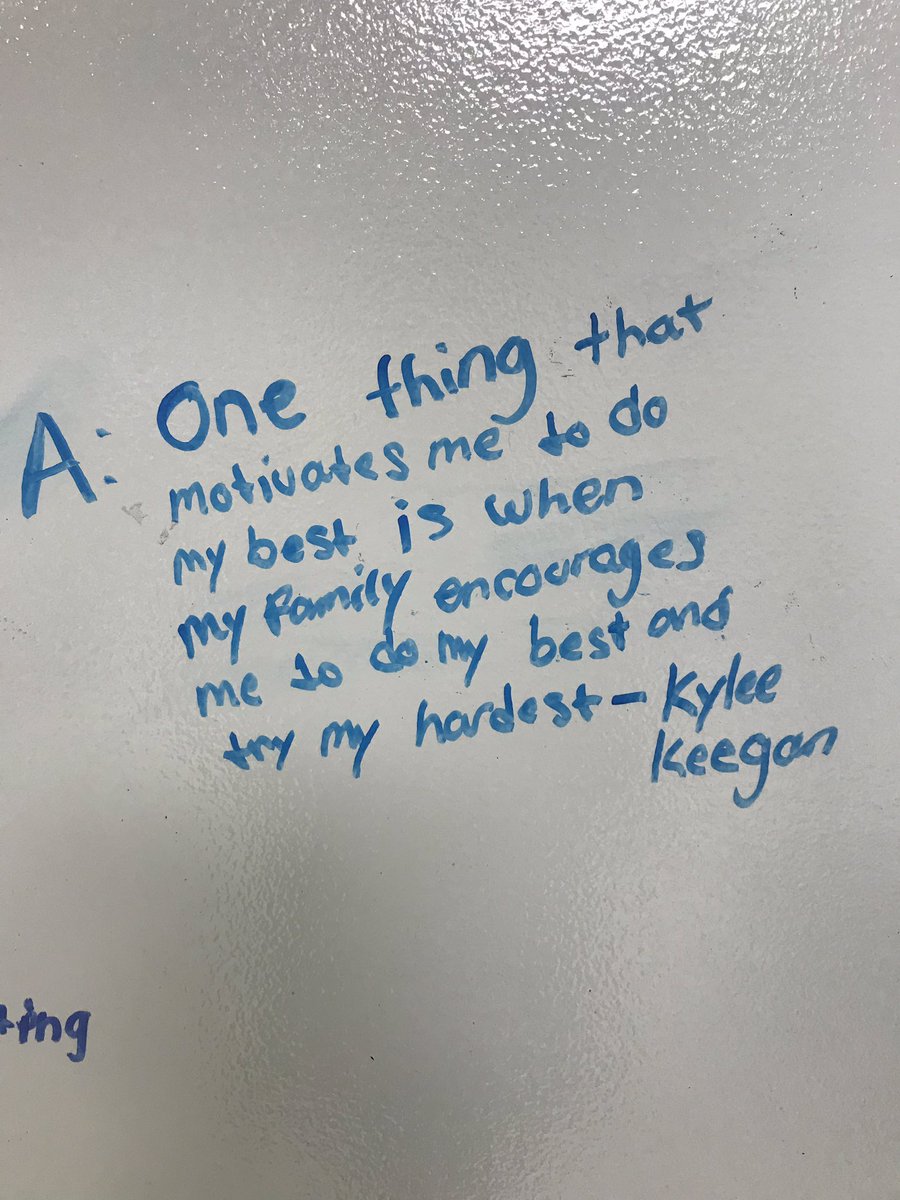 We are at it again! Reflecting on motivation this week! Striving to achieve their goals! Enjoying the journey along the way! @MontourSD #TwitterTuesday #MotivationInspiration