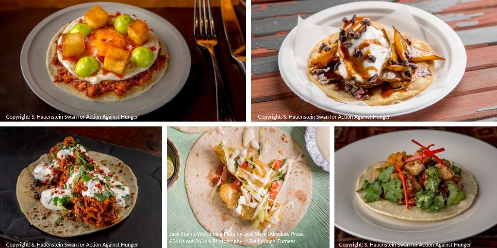 AAH_UK's tweet image. It is officially @TasteofLondon week! Check out the amazing #5StarTacos @jackstein, @ChefTomHunt, @romygill_, @husvedat and @_SocialCompany have created for Action Against Hunger. They don't only taste good but do good too!  We can't wait to see you there 🌮🍽️👏