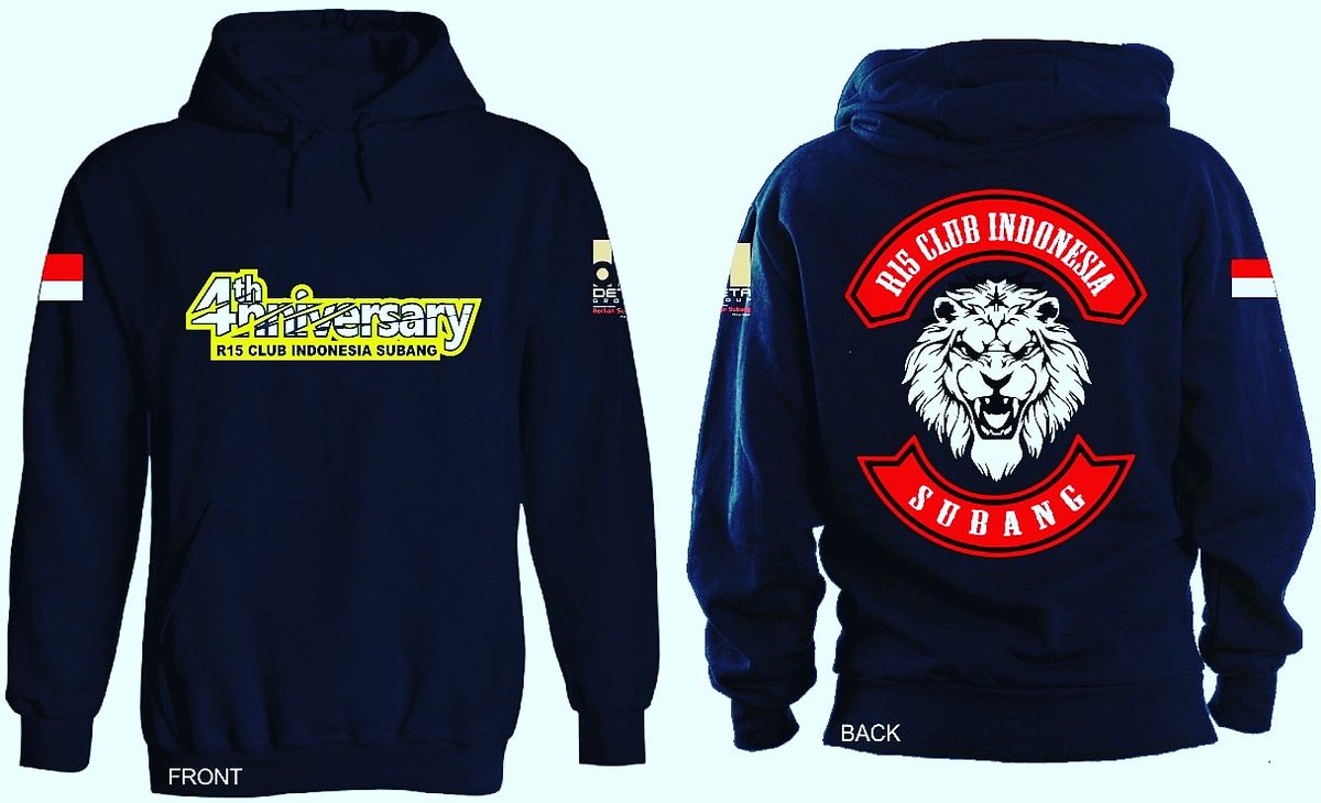 R15Subang's tweet photo. "UNTUK UMUM".

"HoodieYamahaR15ClubIndonesia@Subang".

List price.
jaket Hoodie(S-XXL) 
Rp.200.000

(Untuk diluar Subang harga diatas belum ongkir)
pembayaran di kirim kerek BNI: 420190195 atas nama Asep Nana Supena
Info pemesanan WA dan SMS :
Teguh (wota) #015 : 083824946436 https://t.co/lPDYZTCqkN