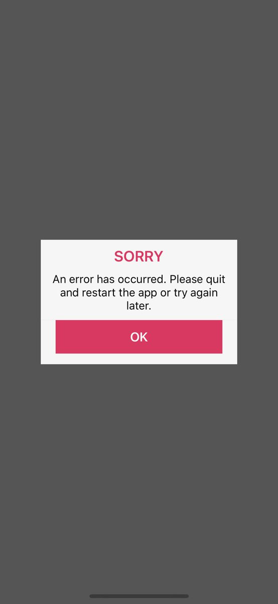 alexmalchuk's tweet photo. @Vitality_UK hi there, I keep getting error for the whole day. I tried reinstalling the app a few times as well as restarting the phone but nothing worked.. any solutions? https://t.co/21AMqRuOqg
