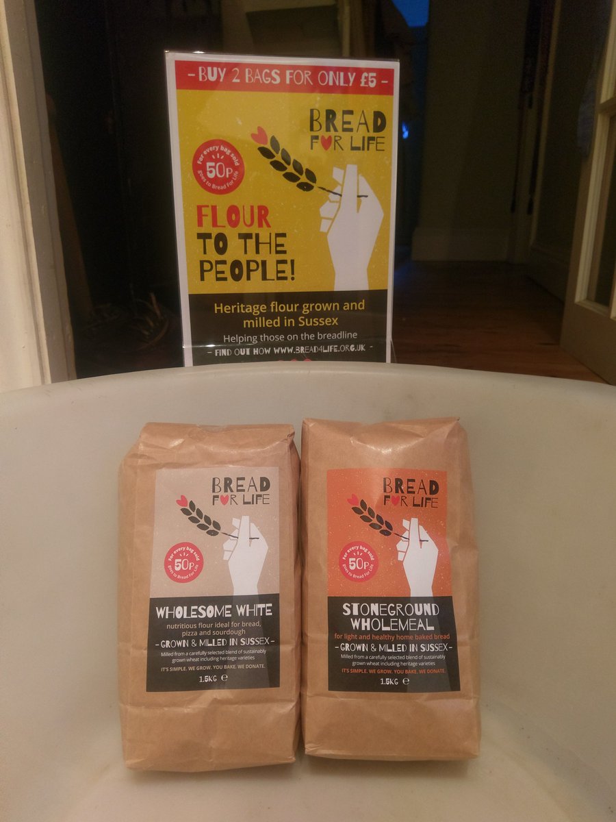 Really happy to be celebrating #SocialEnterpriseDay with the amazing <a href="/HISBE_Food/">Supermarket Rebels</a>   our Sussex  flour is available at special 2 for only £5.