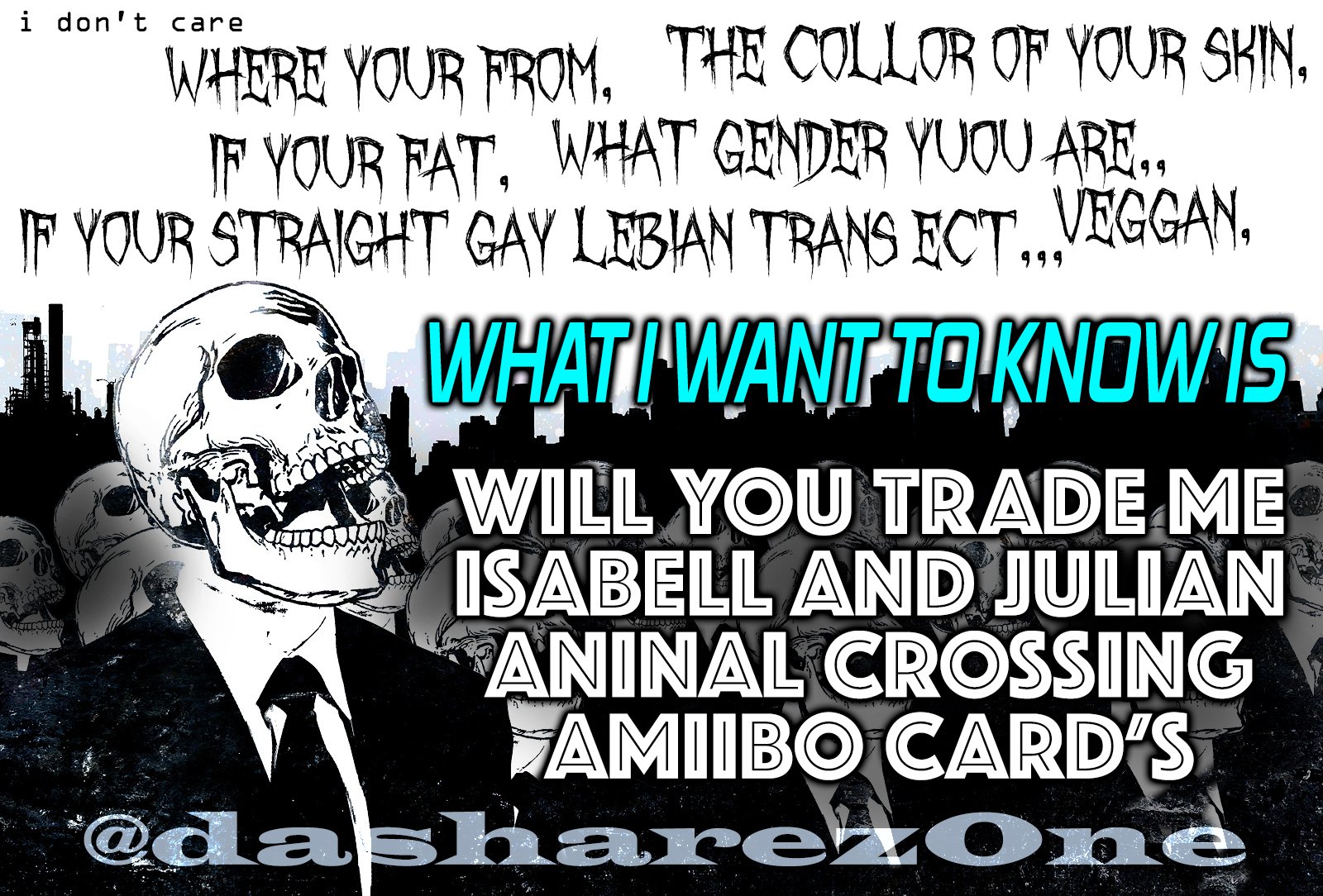 OPEN TO ALL - FRIENDS WITH SOME - FEARED BY NONE - DA MOTHA FUCKEN https://t.co/wiFGOSGHob