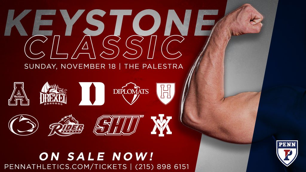 PennWrestling's tweet photo. It's Keystone Classic Week!

10 Tough Teams; One Outstanding College Wrestling Facility

Every Match Of Every Mat On @IvyOnESPN (ESPN+)

First Whistle: Sunday At 10 a.m.

https://t.co/Inq7yj1spr https://t.co/8z7jXQR2rV