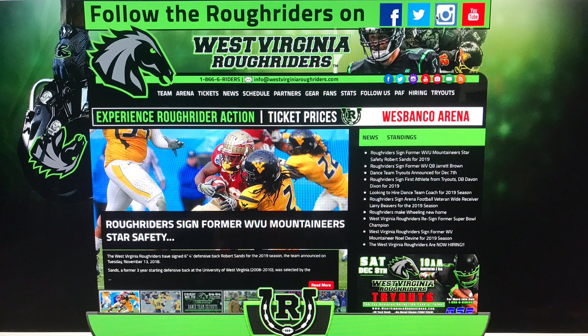 WVRoughriders's tweet photo. Follow Us Online to Keep Up-to-Date on Everything Roughriders 🐴 🏈 Ticket pricing information coming soon!! @WKKX @iHeartRadio @WheelingVisitor @CityofWheeling @MayorWheeling @CPetersWTRF @CWithersWTRF @RMetzgerWTOV9 @westlibertyu @WLTrumpetOnline @WheelingJesuit #RideWithUs https://t.co/RtOzoV97yY