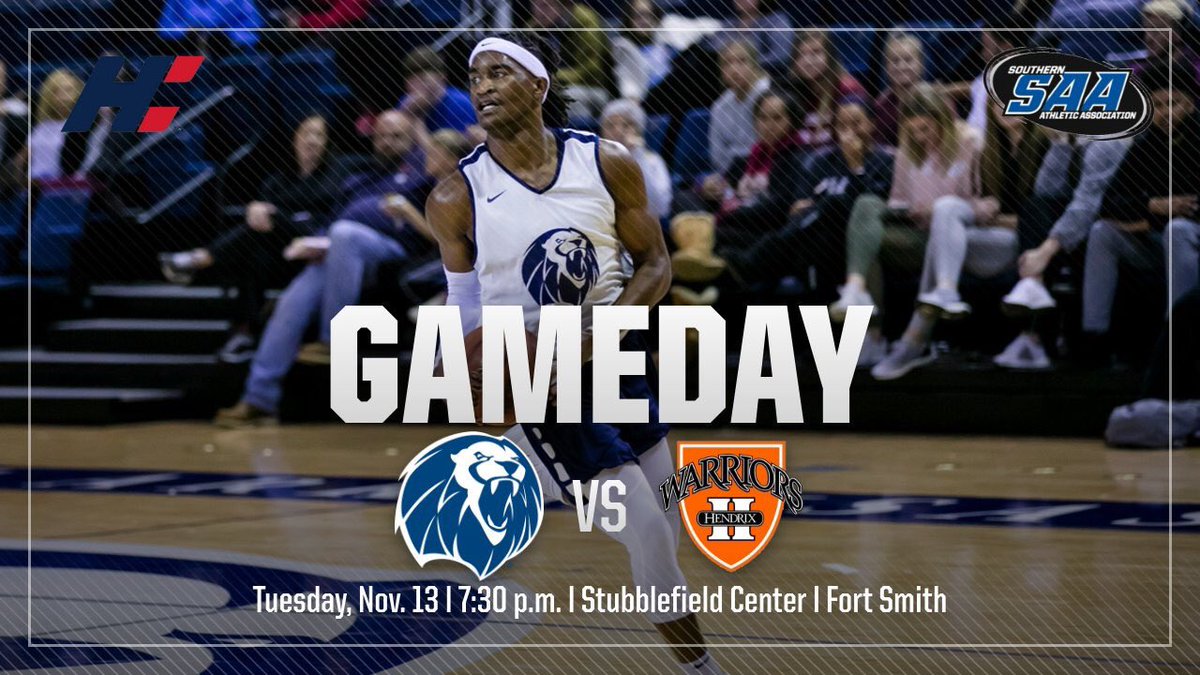 UAFSMBB's tweet photo. GAMEDAY!!! 🦁🔵💪🏽
🏀 @uafsmbb vs @HendrixWarriors 
📍 The Stubblefield Center// Fort Smith, AR
📅 11/13/2018
⏰ 7:30pm
#BleedBlue #UAFSMBB https://t.co/cQD4RuDHGz