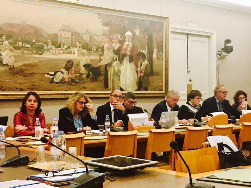 dguillaume26's tweet photo. En audition au @Senat devant la Commission Culture Éducation pour parler de l'@enseignement agricole. Parce que la transition vers l'#agroécologie passera par un enseignement agricole attractif et de qualité ! https://t.co/GnUYzFx0PU