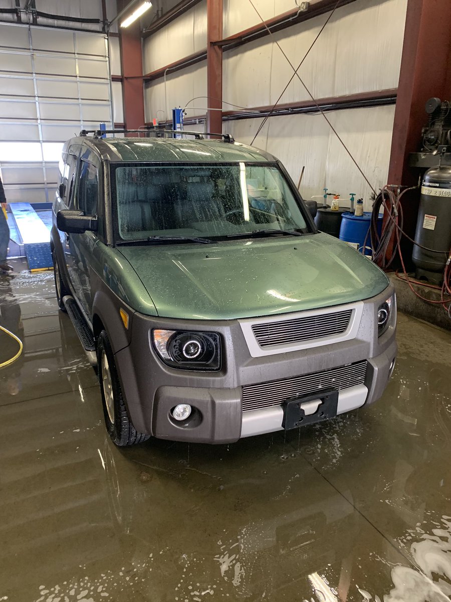 EricTheCarGuy's tweet photo. The #hondaelement has had the @krownrustprotection treatment. Now Iβm gonna go drive on some salty roads. π#rusttreatment https://t.co/7usJg3h8Z5