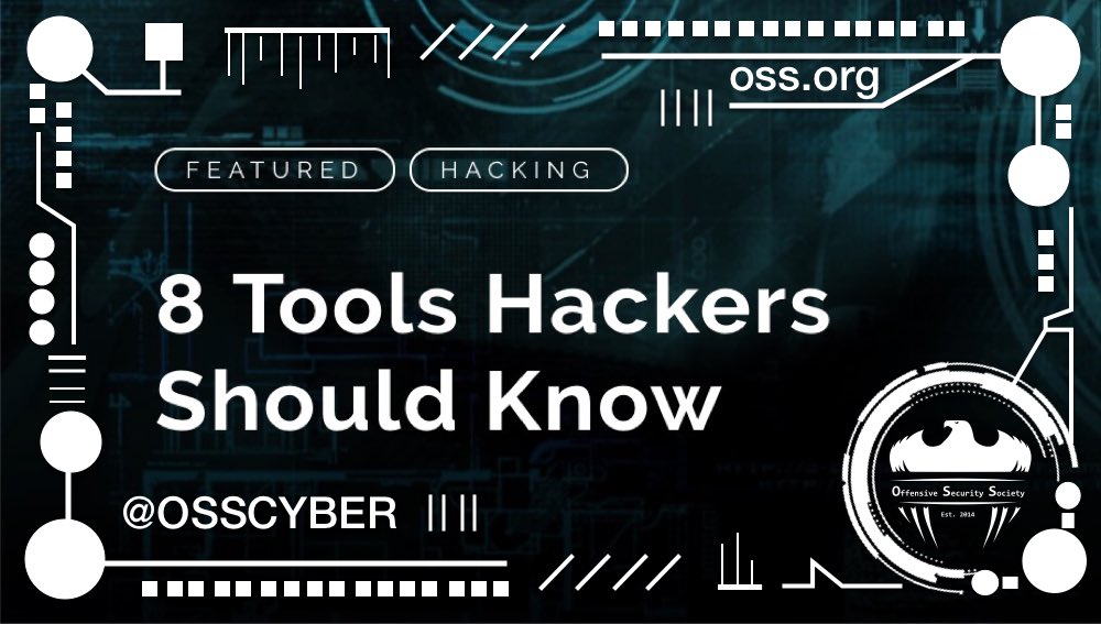 osscyber's tweet image. While there are hundreds of tools used by hackers, we will discuss the top 9....
.
Read our new blog on our website! 
Link in the bio, or click: oss.org/featured/8-too…
.
Follow @osscyber for more!
.
#software #tools #cybersecurity #hack #hackers #blog #osscyber #securityblog