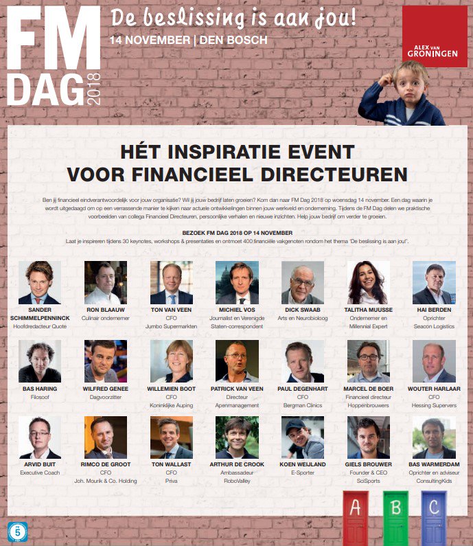 FinancieelManagement (@finman_nl) on Twitter photo De beslissing is aan jou! Morgen met 400 FD's op #FMDag 2018 <a href="/Brabanthallen/">Brabanthallen</a>. Ben je erbij? Voor programma en aanmelden, bezoek je FM-Dag.nl. Donderdag alle foto's & verslagen op FM.nl. De beslissing is aan jou! Morgen met 400 FD's op #FMDag 2018 <a href="/Brabanthallen/">Brabanthallen</a>. Ben je erbij? Voor programma en aanmelden, bezoek je FM-Dag.nl. Donderdag alle foto's & verslagen op FM.nl.