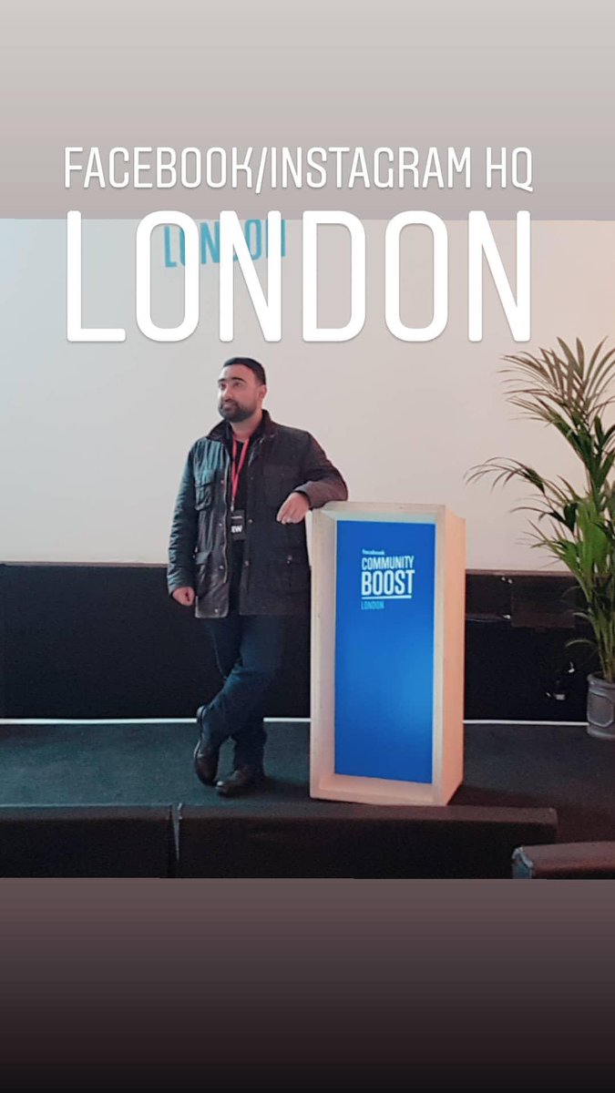 Busy few days working for Facebook and Instagram streaming Facebook Lives for Facebook itself. 🤗