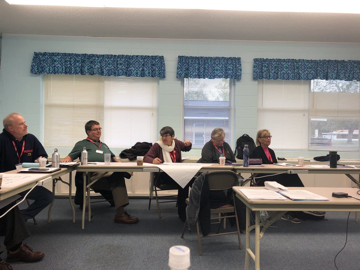 SCJmissions's tweet photo. @UMC_UMCOR’s Liz McDevitt and Tom Vencus share about long term recovery and volunteer hosting at UMCOR Sager Brown Depot. #UMC #SCJconnection https://t.co/yNBTZPu1ho