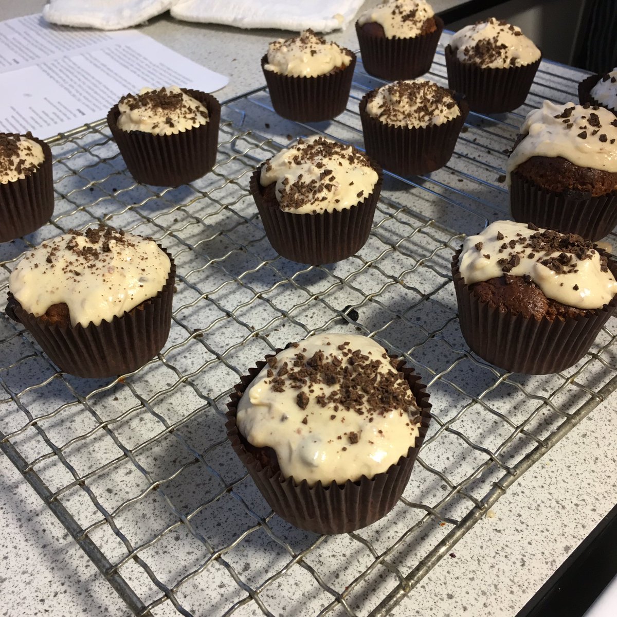 TitusSaltTech's tweet photo. We have been baking vegan treats today with eco group. Vegan mayo in a muffin! Best muffin Miss Mills has tasted. https://t.co/K0tJ8Cb2Mw