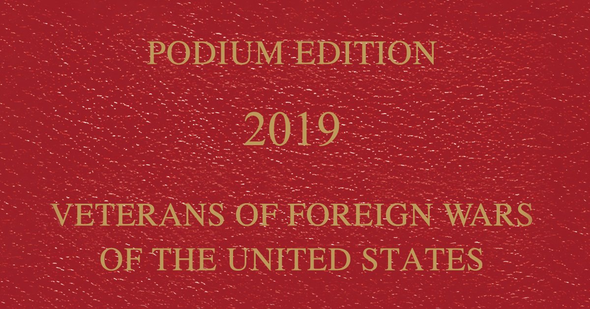 Vfw National Hq On Twitter The Updated 2019 Vfw Podium Edition