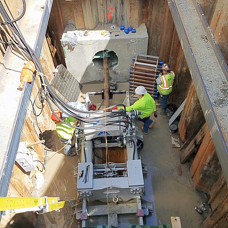AkkermanInc's tweet photo. #PilotTube #GuidedBoring saves owner 33% over open-cut to install 5,300-lf of 21-in VCP in St. Clair Shores MI for minimal disruption, reduced paving costs, & circumvents utilities & mature tree corridor. Pg. 26 > https://t.co/9SZdvjaueS #NoDisruptionNoProblem #AkkGBM @LoganClay https://t.co/hbjdDlTShU