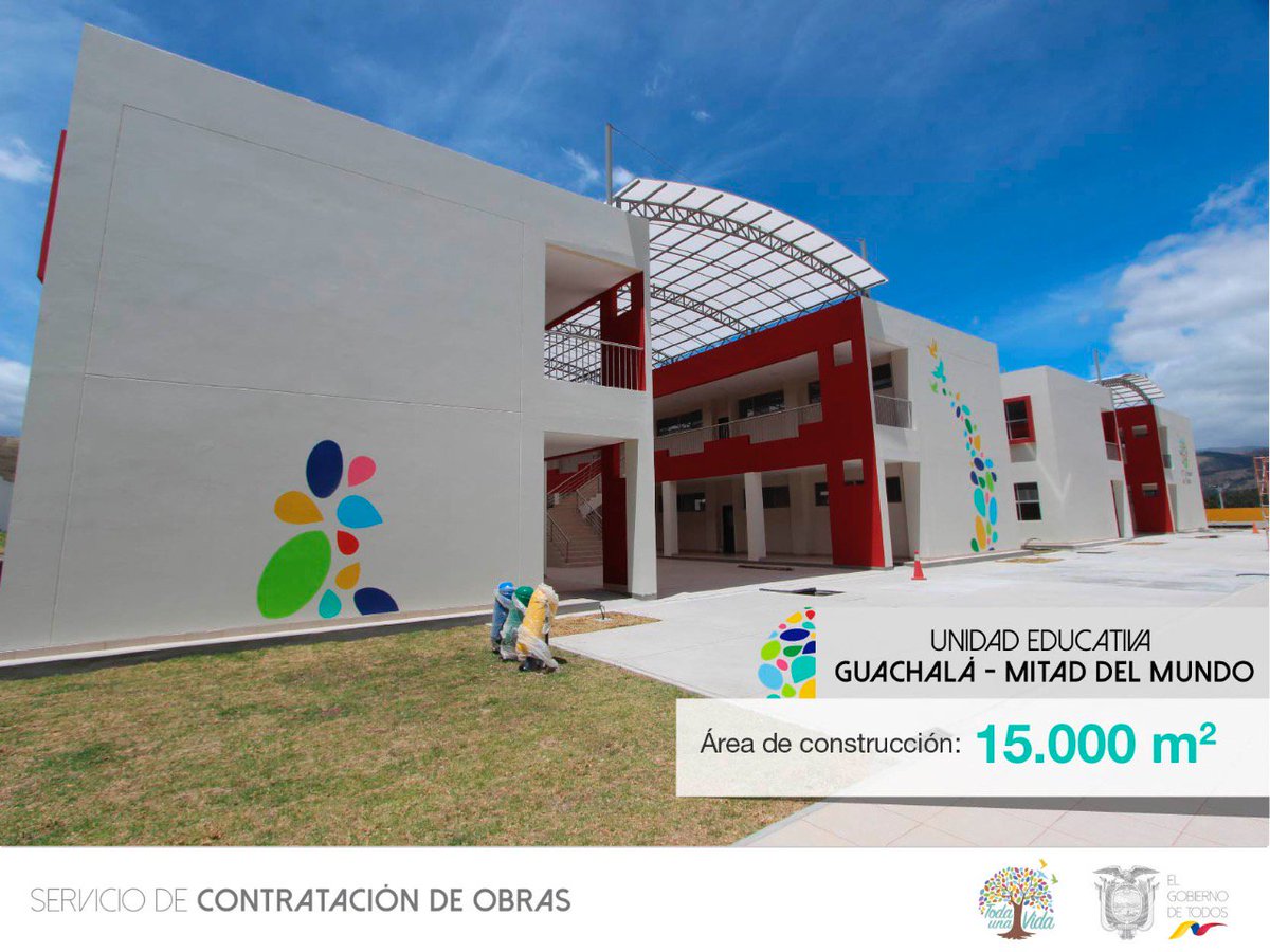 JorgeWated's tweet photo. #ObrasPorLaEducación. 2220 jóvenes de la parroquia de Cangahua se benefician con la inauguración de la nueva Unidad Educativa Guachalá – Mitad del Mundo. Educación digna para nuestros niños y jóvenes. @Lenin @Presidencia_Ec https://t.co/oTnCCn0VLz